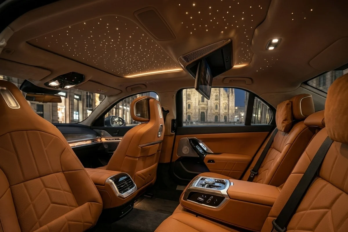 BMW i7 dettaglio Theatre Screen