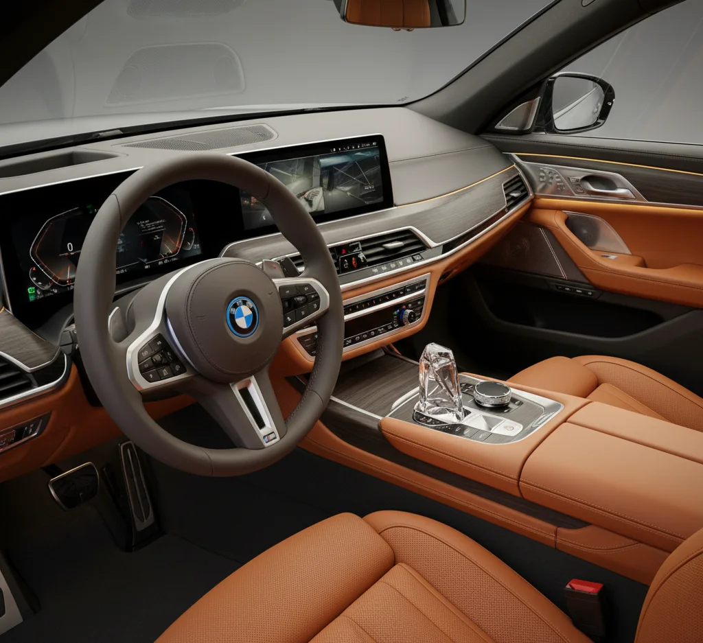 BMW i7 illuminazione ambientale