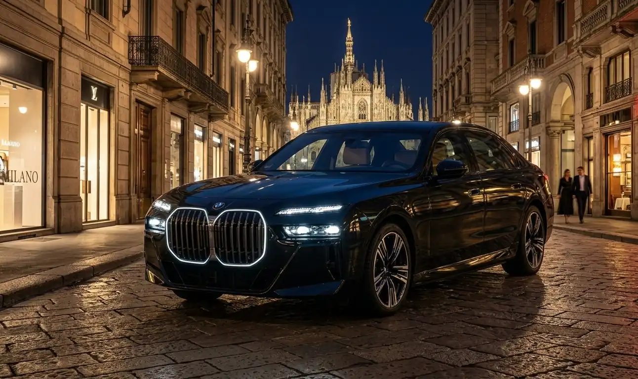 BMW i7 con autista Milano