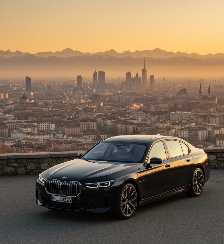 BMW i7 Luxury Drive Experience Milano
