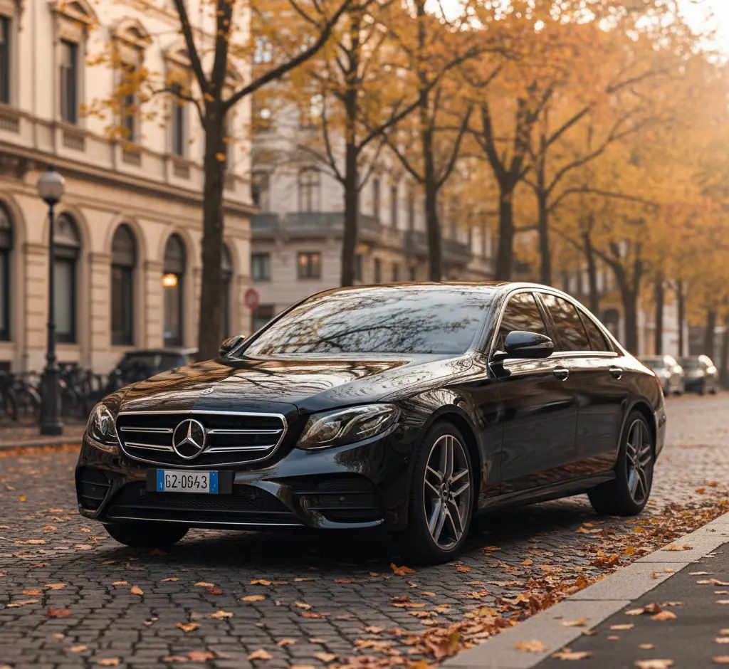 Mercedes E-Class con autista Milano