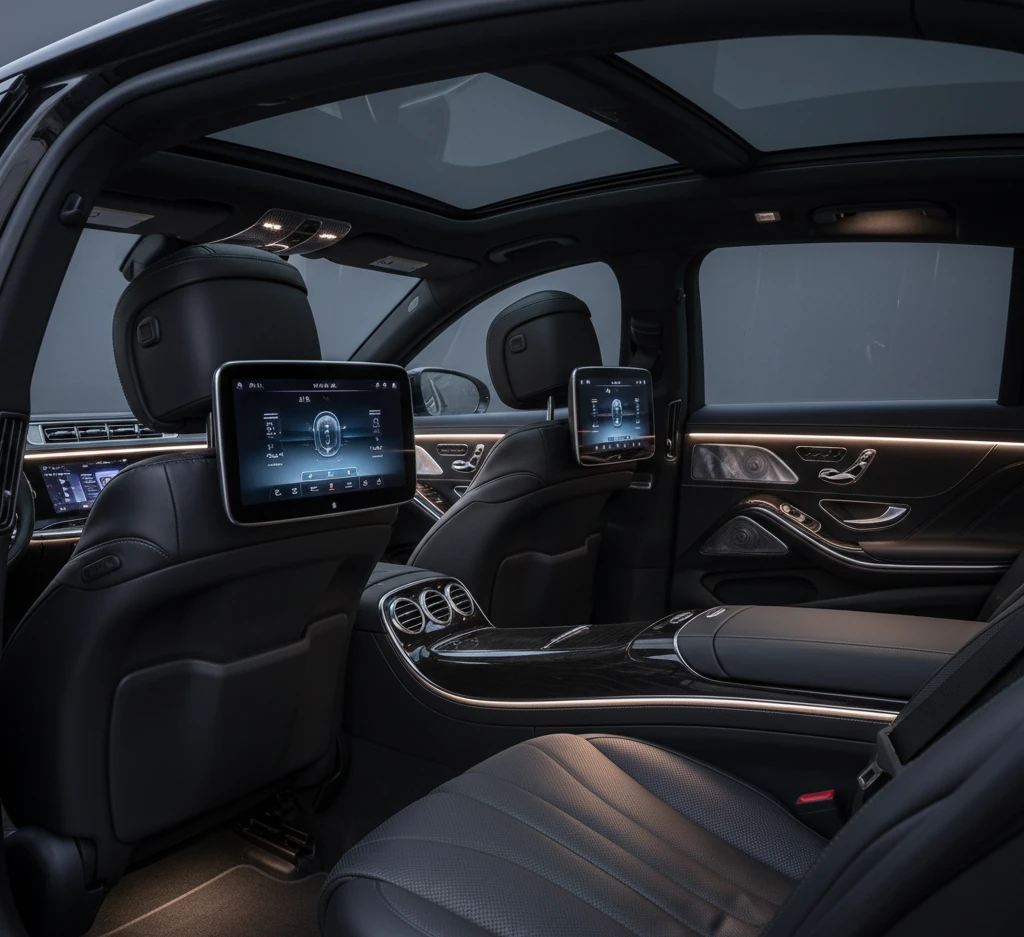 Mercedes S-Class interni di lusso