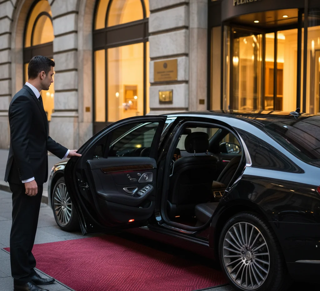 Mercedes S-Class con autista Cavallino Nero