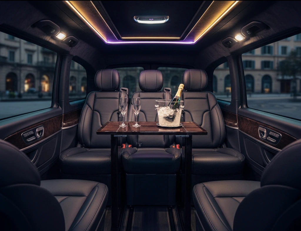 Mercedes V-Class interni di lusso