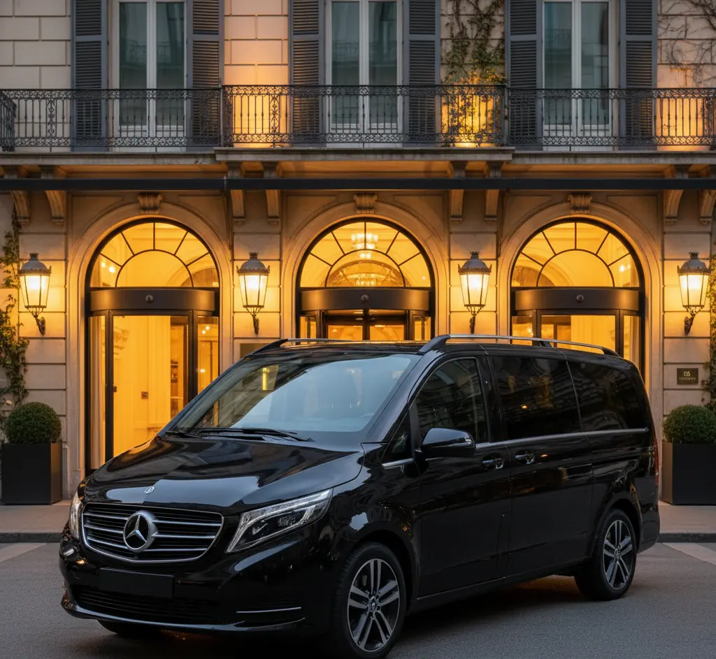 Mercedes V-Class con autista Milano