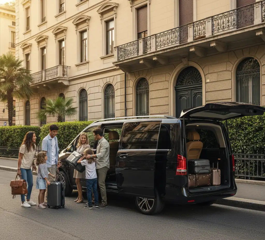Mercedes V-Class con autista